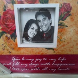 Musical Frame, Poetic message, "To Wife"